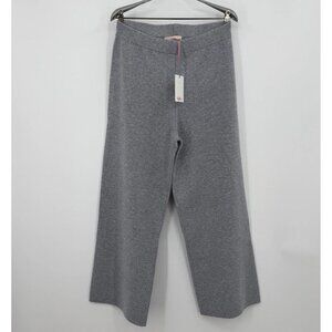 Kilte Collection 100% Washable Cashmere Liz Wide-Leg Pants 3 L Large Earl Grey